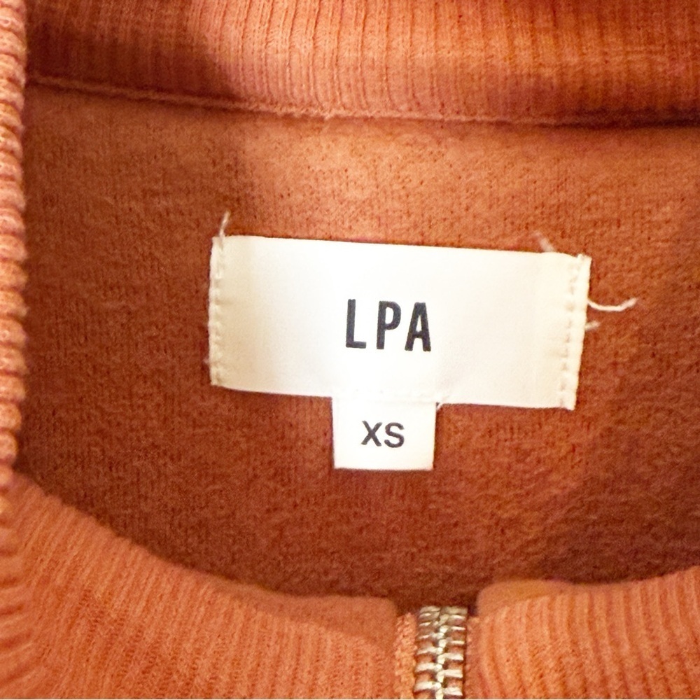LPA Quinn Fleece Pullover Jacket Cream Sherpa Size Small - Picture 5 of 11